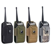 1000d tactical molle radio walkie talkie pouch waist bag holder pocket portable interphone holster carry bag for hunting camping