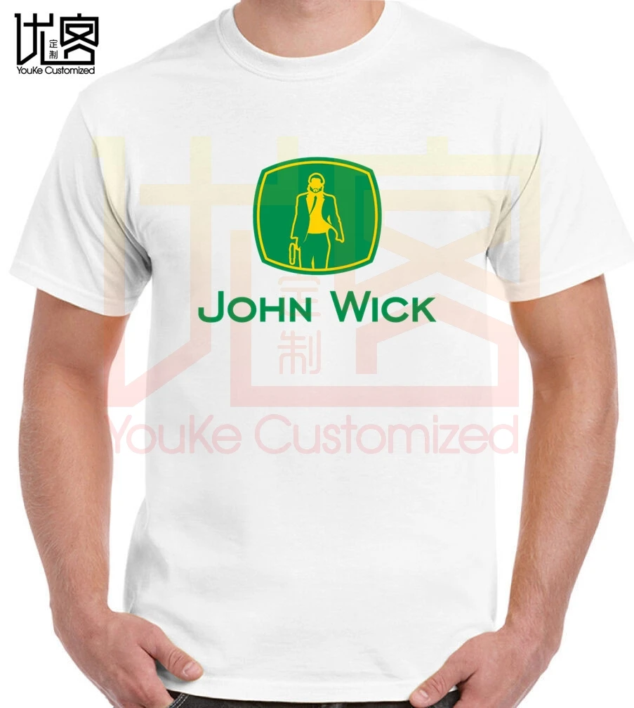 

2020 new John Wick T-Shirt men's women's 100% cotton short sleeves tops tee printed Crewneck casual t-shirt
