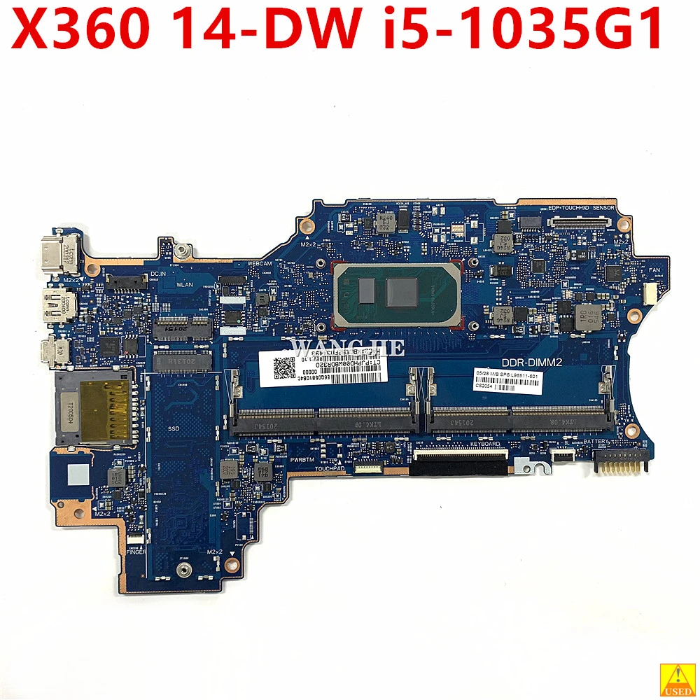 Для HP 14-DW 14M-DW б/у материнская