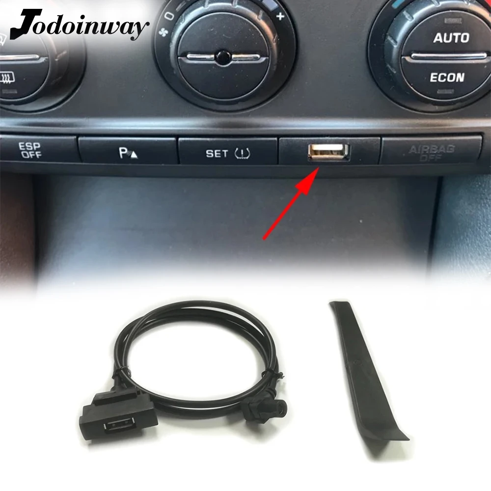 Автомобильный радиоприемник USB-переключатель RCD510 RNS315 для Skoda Octavia CD Changer USB