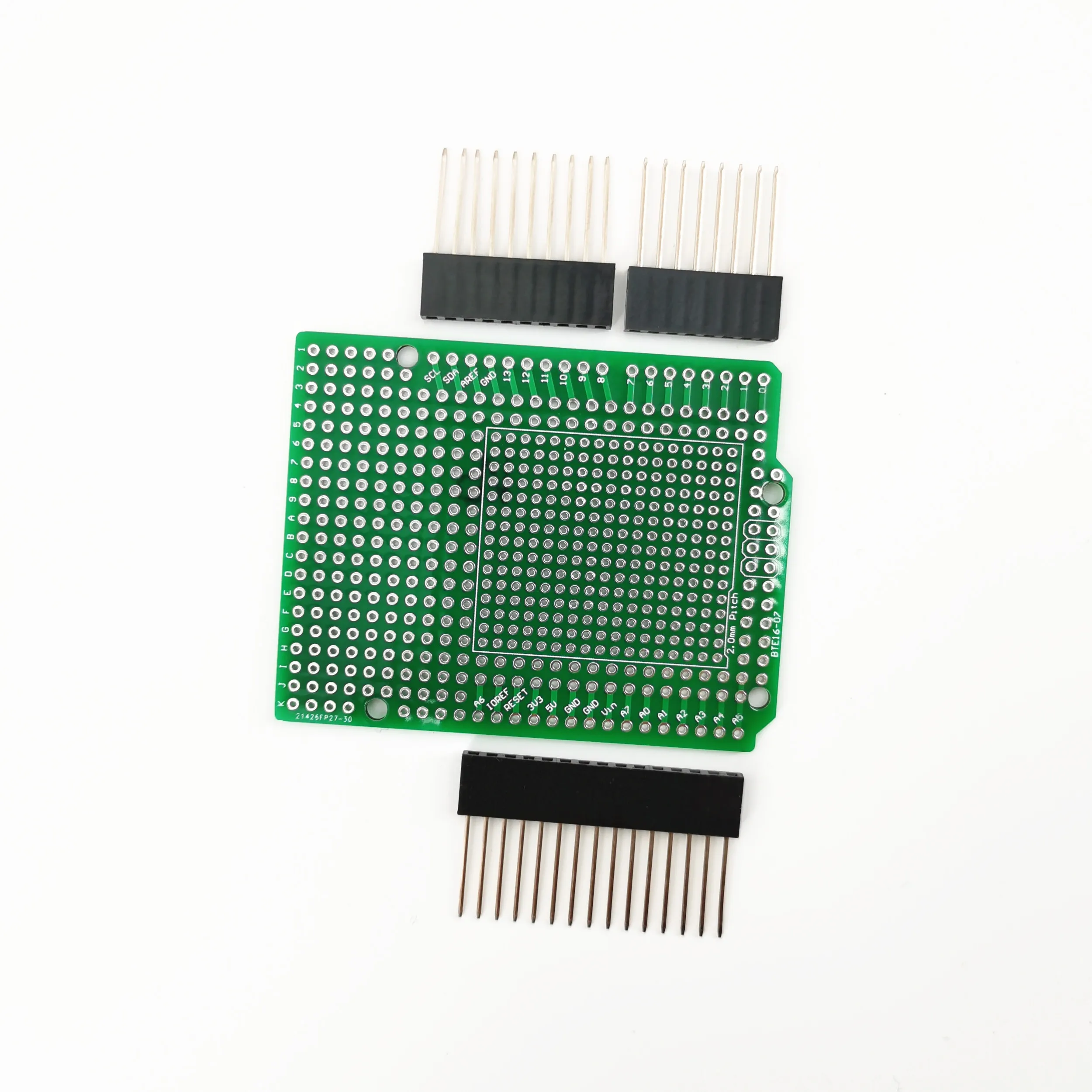 Защитная плата для ATMega328P UNO R3 2 мм + шаг 54