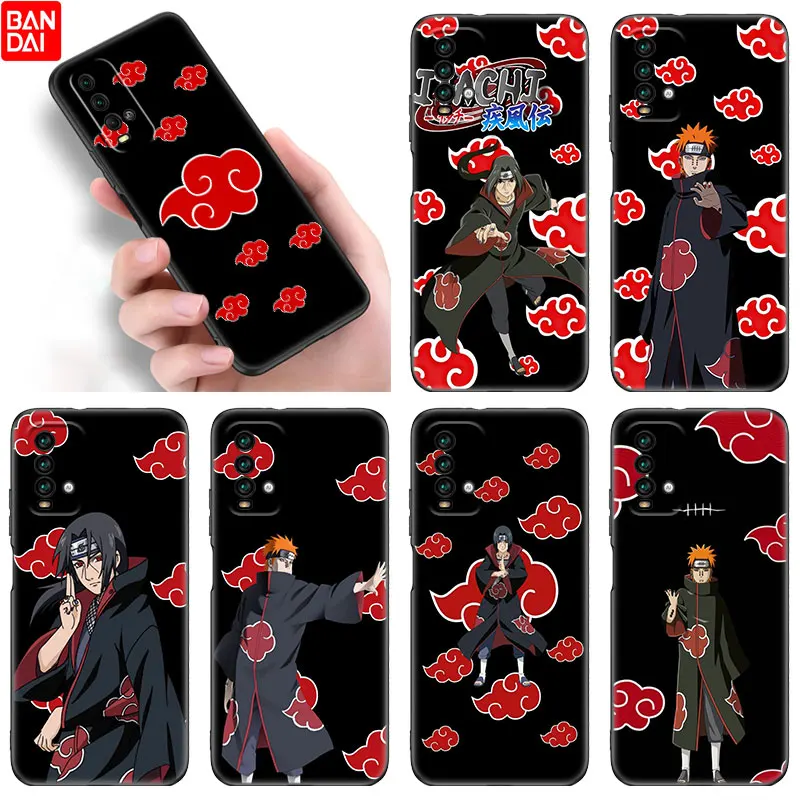

Anime Naruto Pain Itachi Uchiha Case For Xiaomi Redmi Note 11 11S 11T 11E 10 10T 10S 9S 8T 9 8 7 Pro 5G Black Cover