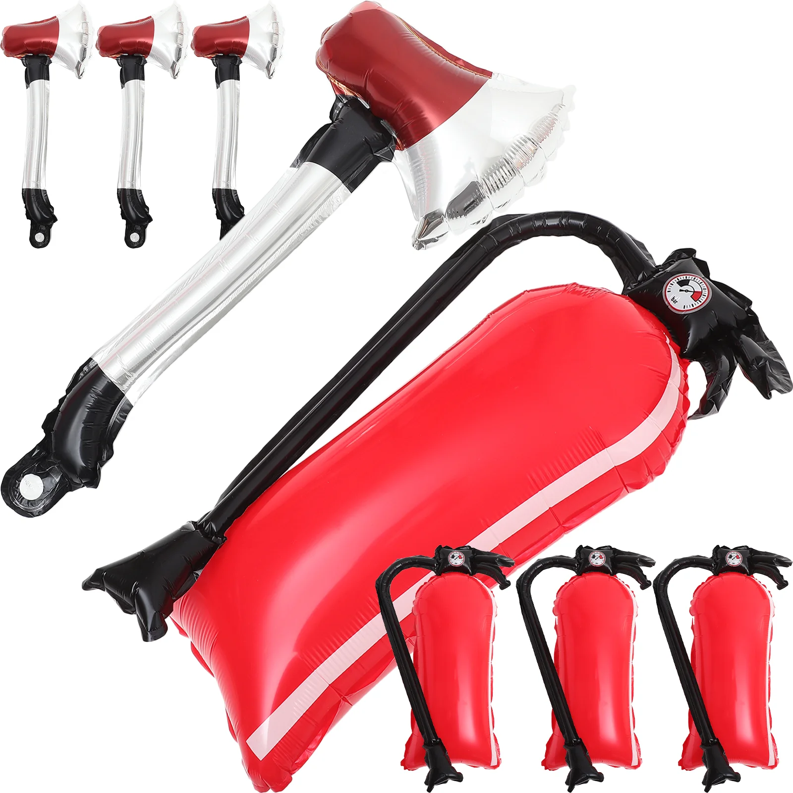 

Inflatable Fire Toys Extinguisher Shaped Balloons Firefighter Birthday Party Supplies Department