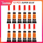 3612 шт., жидкий супер клей, дерево, резина, металл, стекло, цианоакрилат, клей, канцелярский магазин, 502 мгновенное сильное соединение кожи