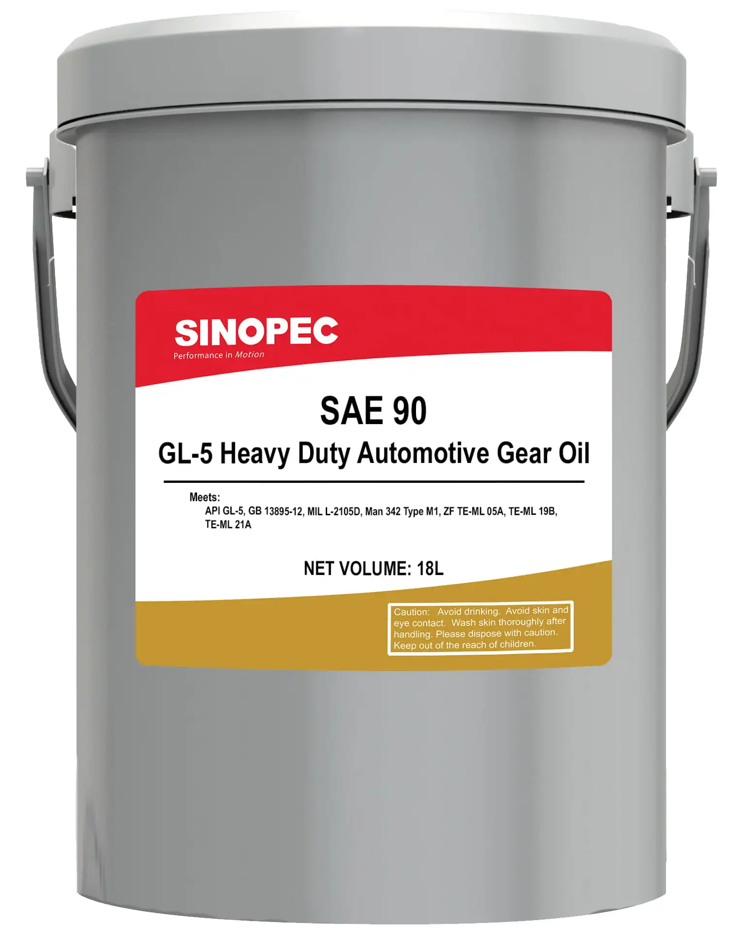 

GL-5 SAE 90 Heavy Duty Automotive Gear Oil - 5 Gallon Pail (18L - 4.75 GAL)