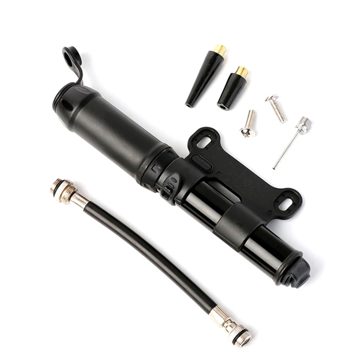 

new Bike Pump Kit Portable Mini Bicycle Tire Pump Aluminum Alloy Quick Inflation Bike Tyre Pump Air Ball Pump Inflator with