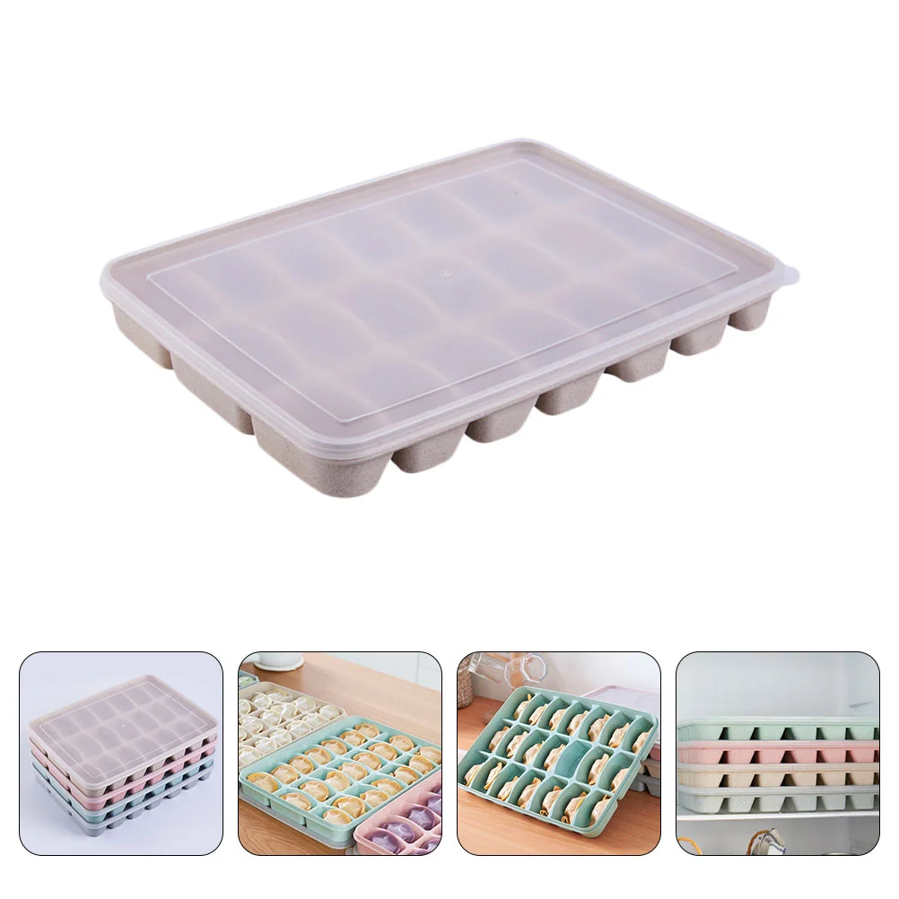 

1pc Sealed Dumpling Box Refrigerator Food Box Lid Fridge Food Storage Box