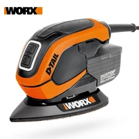 worx 65w detail sander wx648 mouse sander multi function mini palm sander polisher machine handheld diy power tools wood sander