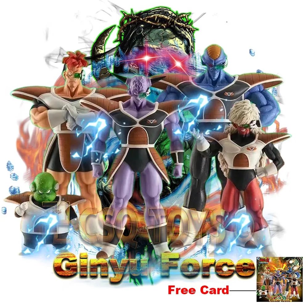 

CSQ игрушка полный набор фигурка дракона жемчуга Ginyu Force Jeice GK Ginyu фигурка Burter Recoom Guldo ПВХ фигурка коллекционная игрушка