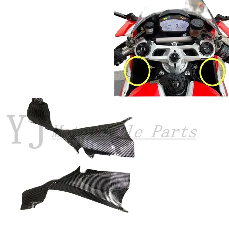 

Fit For Ducati 899 959 1199 1299 Panigale Carbon Fiber paint Upper Front Dash Air Cover Fairing
