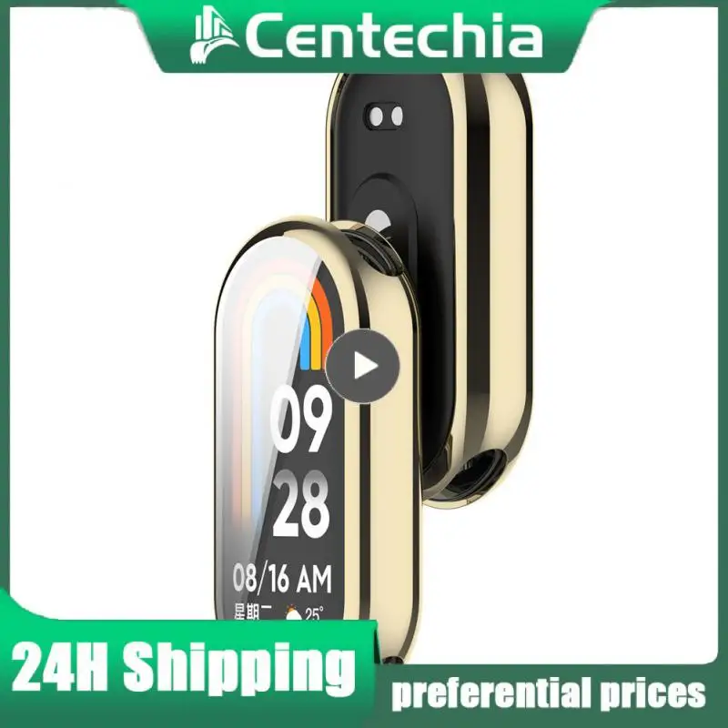 

Multiple Color Options For Mi Band 8 Multiple Colors Electroplated Waterproof Lightweight And Breathable Tpu