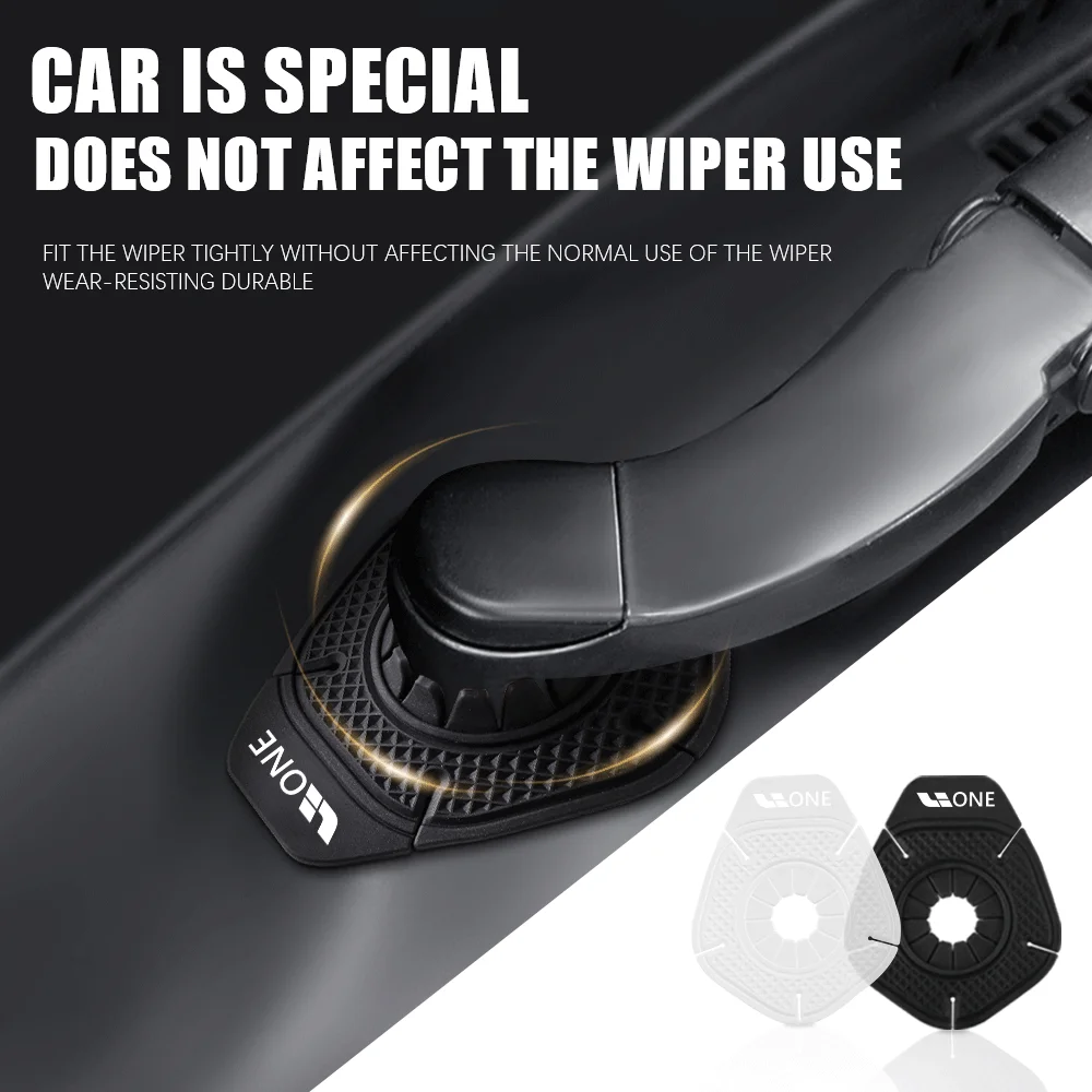 1/2pcs Car Windshield Wiper Arm Hole Protection Cover Silicone Dust Cover For lione L8 LIxiang AUTO Styling
