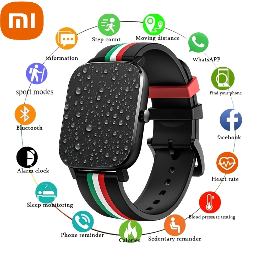 

xiaomi Fashion New Smart Watch Men TWS Bluetooth Call IP67 Waterproof Full Touch Screen Smartwatch for iOS Android Xiaomi huawei