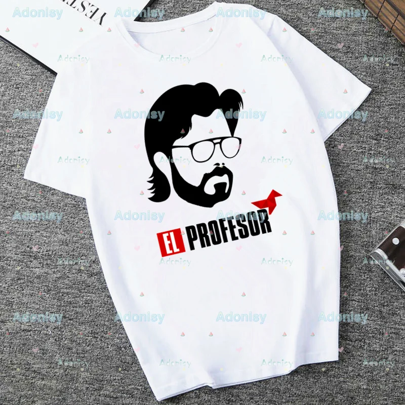 

La Casa De Papel Money Heist House of Paper Bella Ciao Woman Harajuku Summer Tshirts Casual Round Neck Short Slee Top Tee Shirt