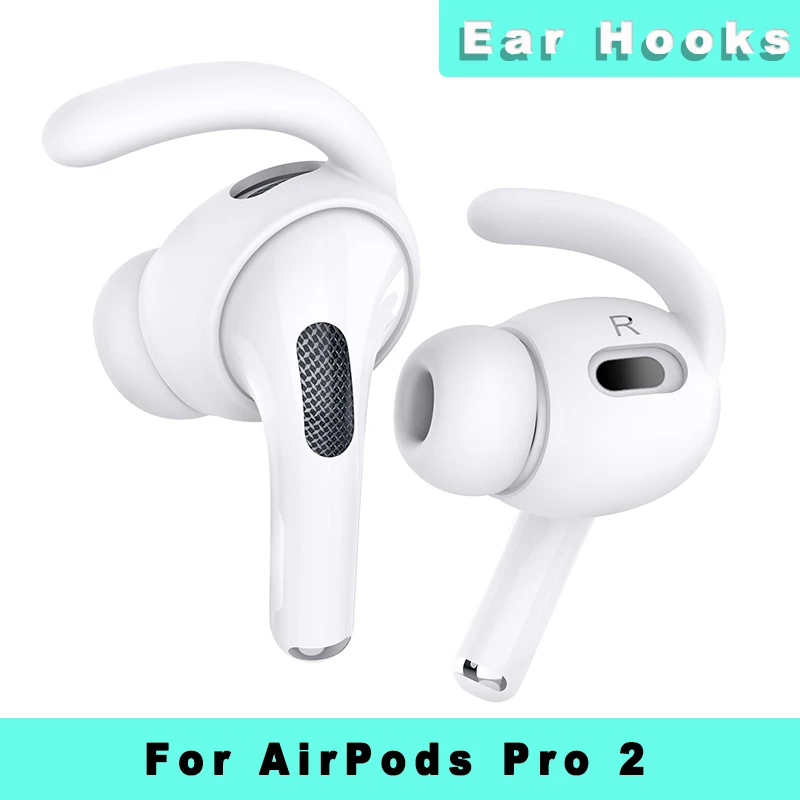 Спортивные ушные крючки для Apple AirPods Pro 2 держатели наушников Нескользящие мягкие