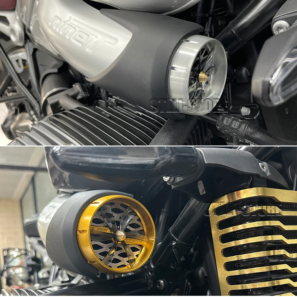 Аксессуары для мотоциклов R9T BMW RNINET Защитная крышка воздухозаборника алюминиевый