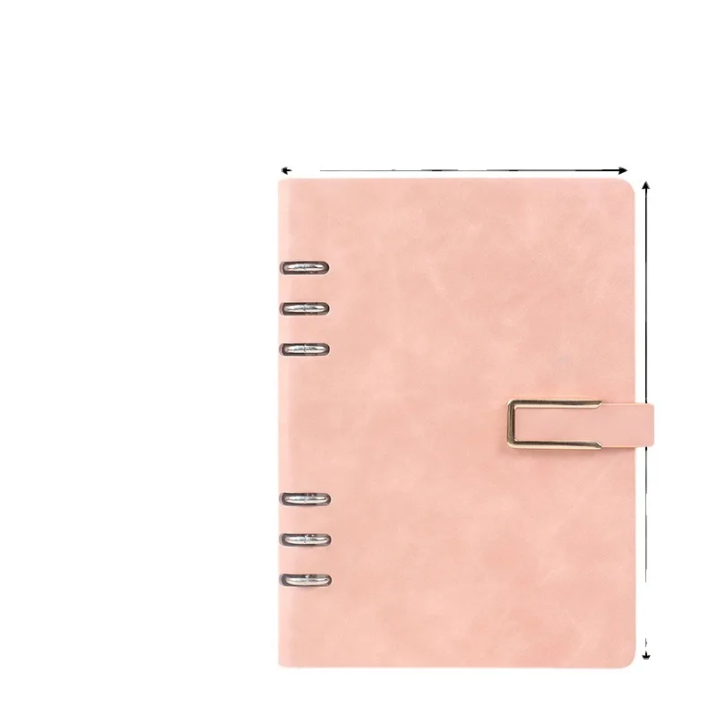 

A5 Loose Leaf Notebook - Simple Ins Buckle Loose Leaf Notebook - Notepad - Business Student Diary