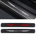 Автомобильные наклейки на порог двери, Виниловый протектор, Накладка на порог автомобиля, защитная накладка из углеродного волокна, декоративные аксессуары для Renault Megane