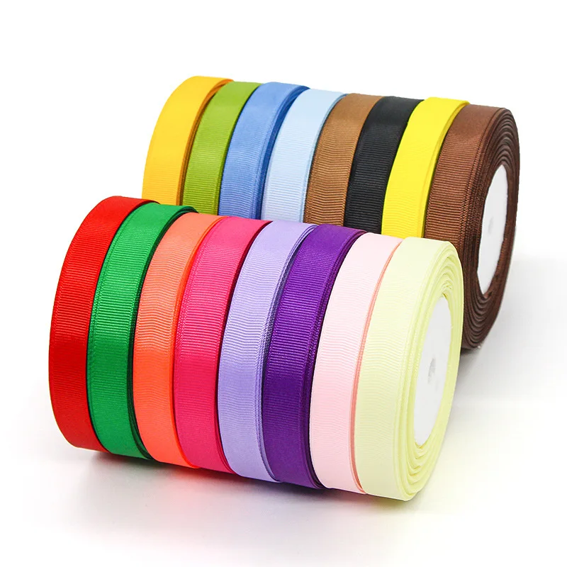 

1.5cm 22meter/roll Ribbed Ribbon Festive Gift Packing Ribbon Clothing Tie Accessories Ribbons Decoration Diy Handmade Ribbons