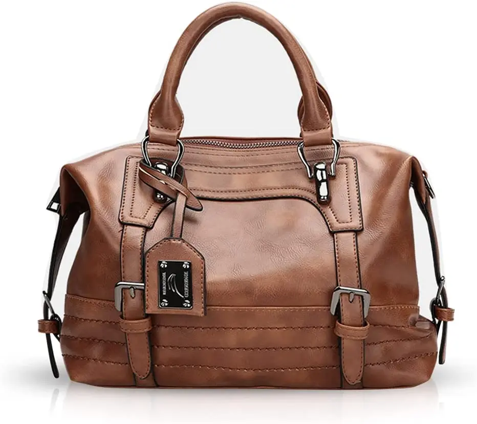 

Fashion Oil Wax Women Handbags Shoulder Bag Diagonal Bag Crossbody Bag Shoulder Bag Messenger Bags Girl Handbags Boston Bags