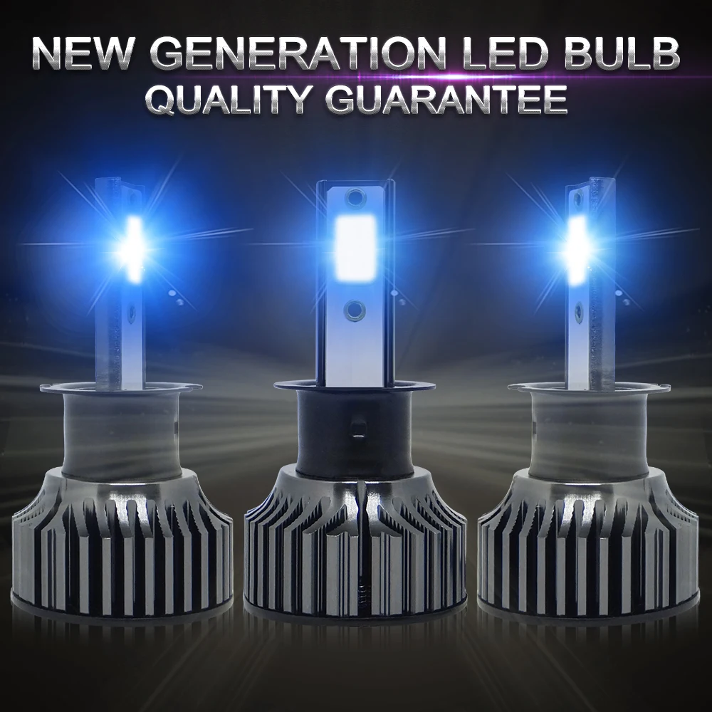 

3000K 6000K 8000K H4 H7 H1 H11 H3 H13 LED Headlight Bulbs Fog Light 9006 Car Light Auto Turbo Lamps for Bmw E46 E60 Golf Mk7