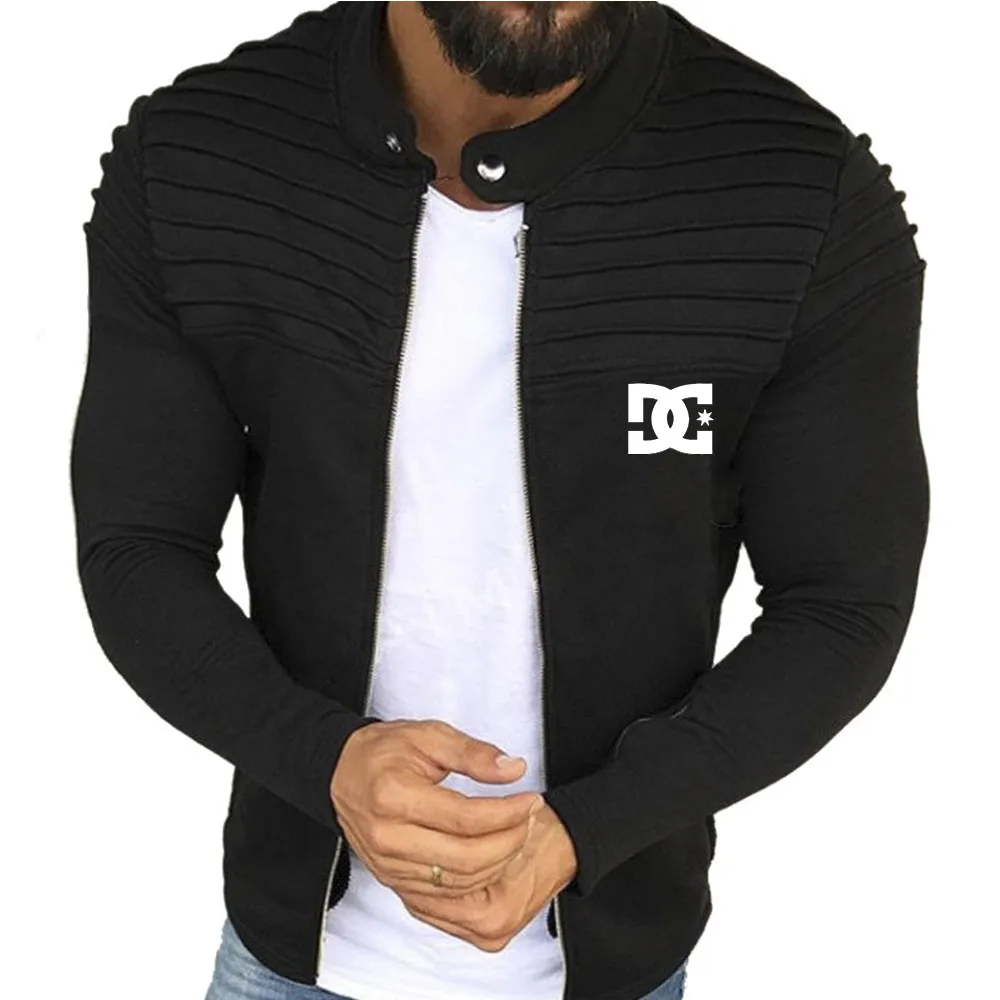 

2022 Dc Spring Autumn New Zipper Jacket Essential Sweater Sports Warm Casual Men Sportswear Fashion Men Jacket