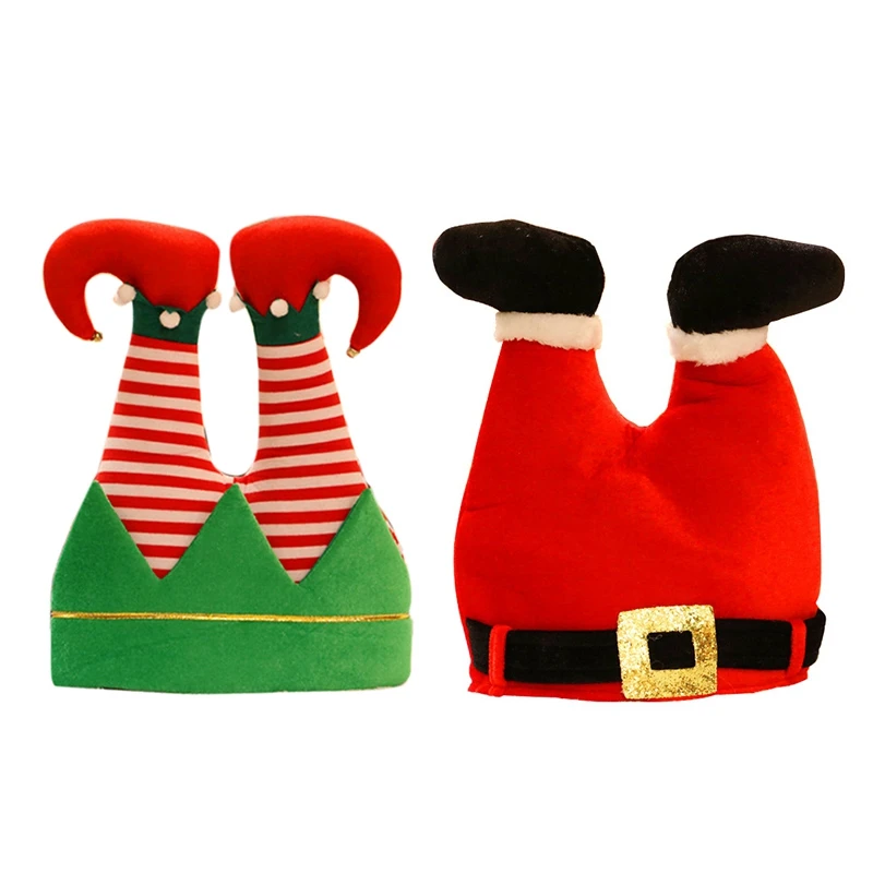 

Christmas Hat Funny Hat Novelty Santa Hat Crazy Hats Hat Pants Hat