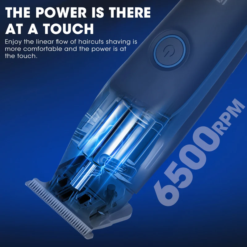 Мужская машинка для стрижки волос с ЖК-дисплеем