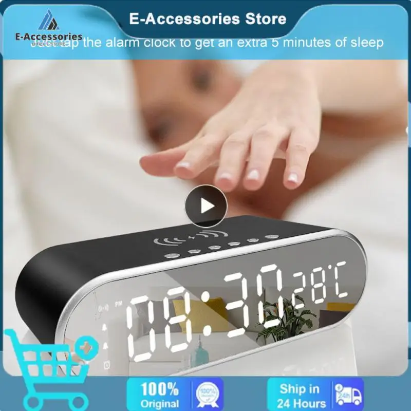 

Беспроводное зарядное устройство 15 Вт с функцией быстрой зарядки и ЖК-дисплеем