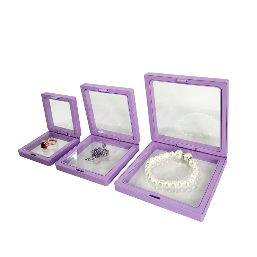 

Эластичная Коробка Для Демонстрации Ювелирных Изделий, Прозрачная Полиэтиленовая Пленка, Кольцо, Серьги, Браслет, Ожерелье