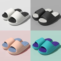2022 summer cloud pillow slides sandalshouse women platform spa shower shoesmen soft colorful sole indoor home cute slippers