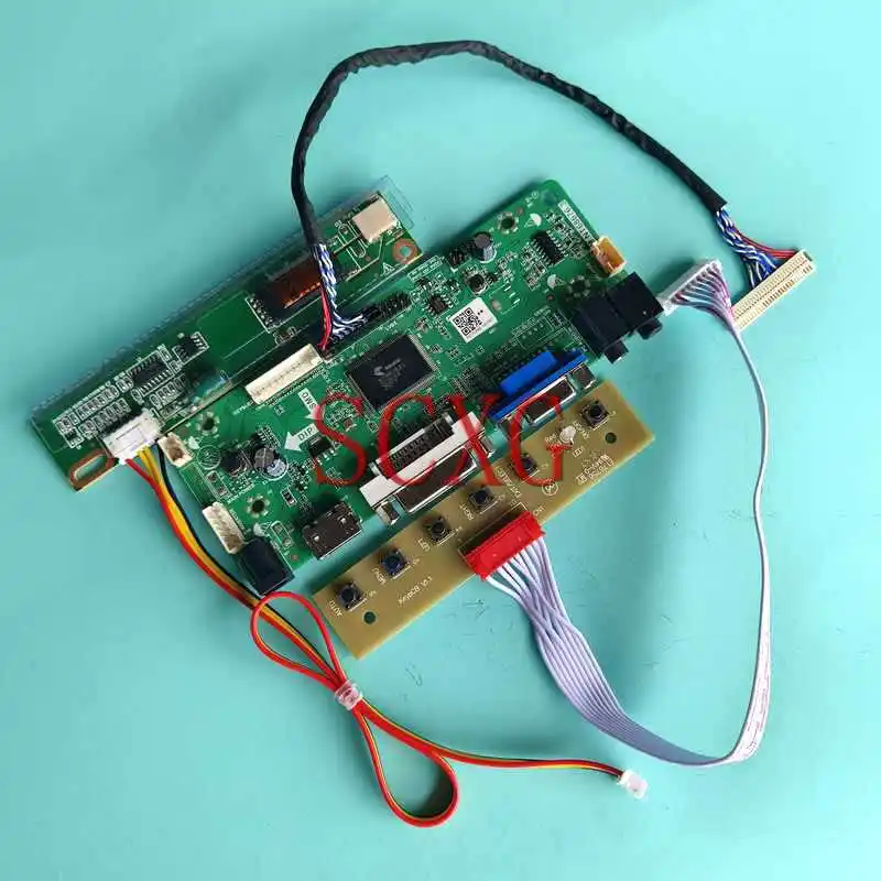 

Плата контроллера матрицы ЖК-дисплея подходит для LP171W02 LP171WE2 LP171WE3 1680*1050 30 контактов LVDS VGA DVI HDMI-совместимый комплект 17,1 "1ccfl