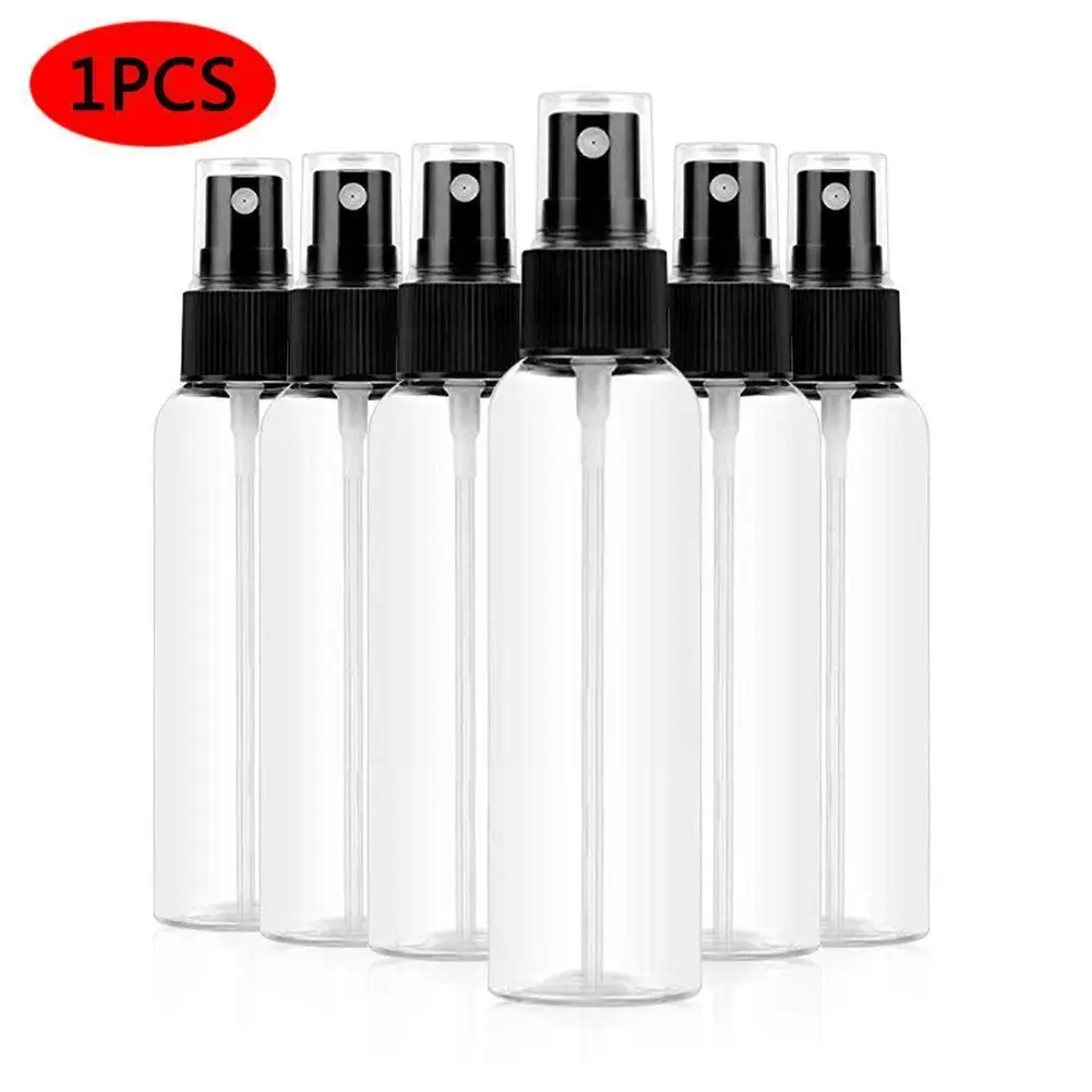 

50/60/100/120ml Refillable Bottles Transparent Plastic Mini Travel Spray Portable Bottle Accessories Empty Perfume Atomizer Z9W8