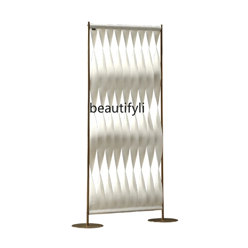 

yj Sofa Partition Screens Entrance Entry Iron Felt Artistic Creative Bedroom Light Luxury Fence