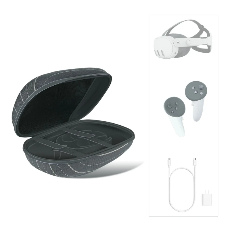 

Сумка для хранения Quest 3 чехол с ремешком, чехол для переноски, коробка для хранения гарнитуры