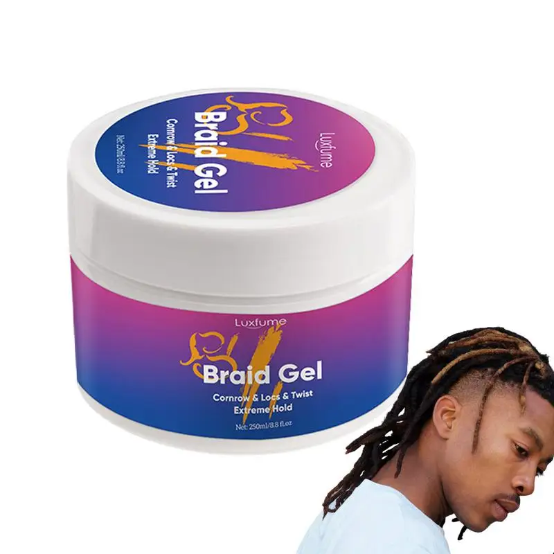 

Hair Conditioning Gel 250ml Braid Conditioning Gel And Edge Styling Hair Styling Gel For Black Women Hair Braiding Extra Hold