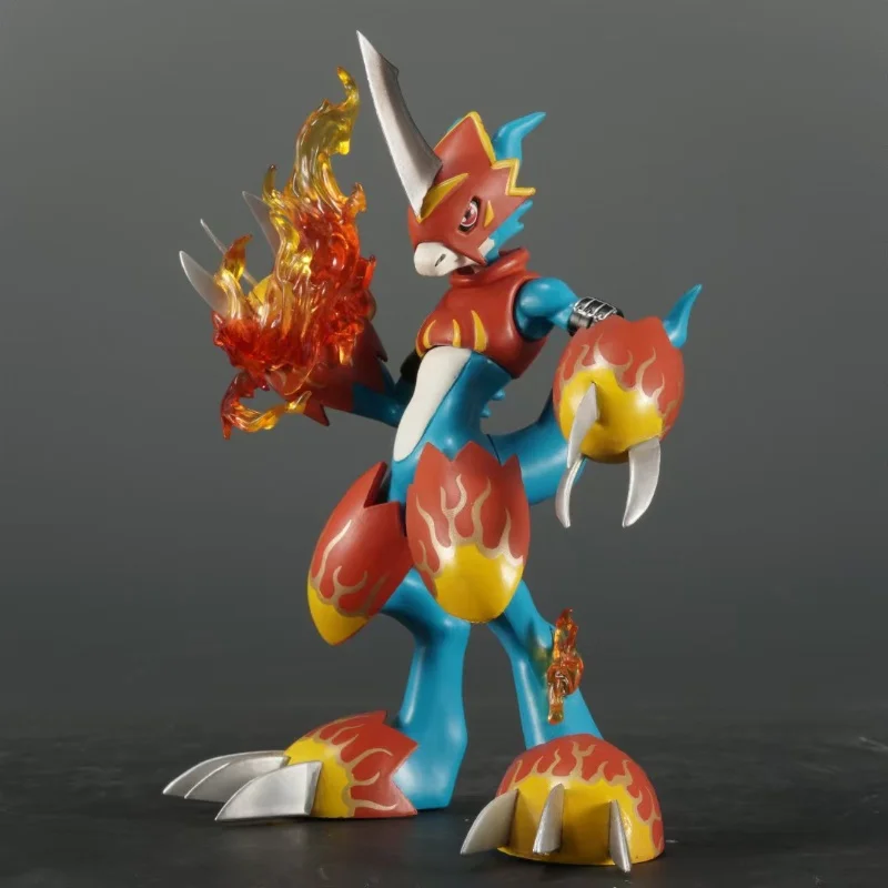 Фото Аниме Digimon Adventure Фигурка Fladramon Фигурки Digimon Фигурка Статуя ПВХ Модель Коллекционный Декор Стола Подарки На День Рождения Игрушка №4