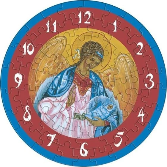 Сборная пазл-игрушка &quotЧасы. Ангел Хранитель&quot с кварцевым механизмом 61 элемент