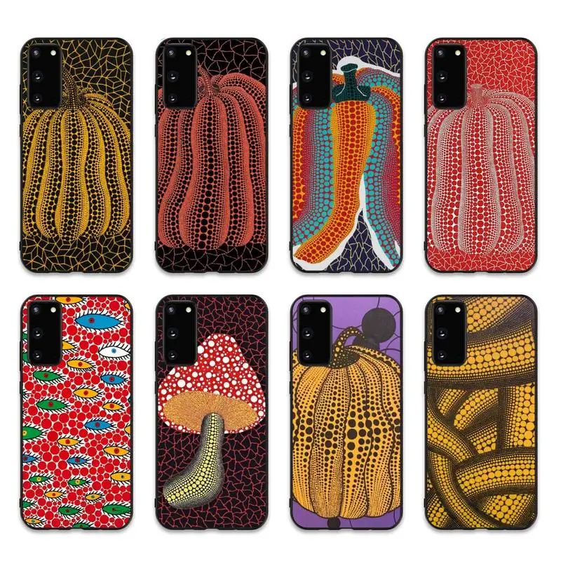 

Yayoi Kusama Pumpkin Art Phone Case for Samsung S20 lite S21 S10 S9 plus for Redmi Note8 9pro for Huawei Y6 cover