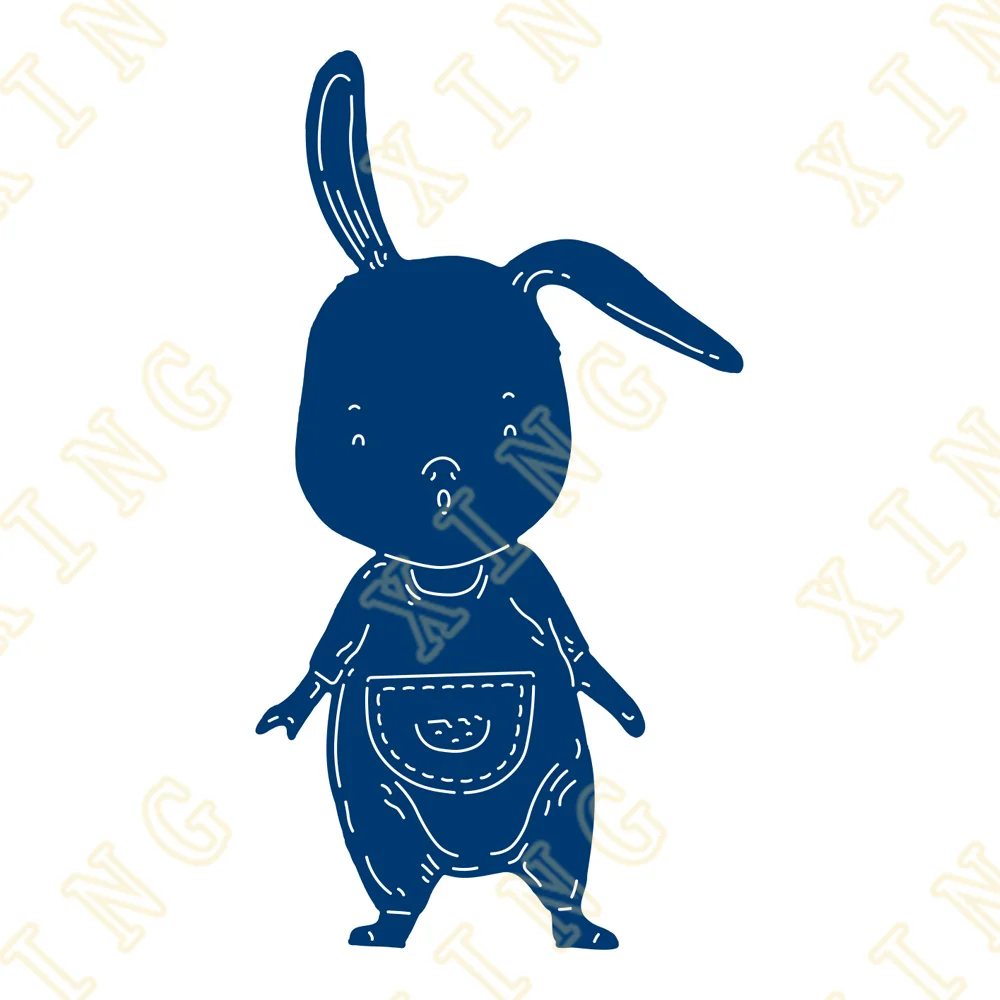 

Metal Cutting Dies Scrapbook Diary Decoration Stencil Embossing Template Diy Greeting Card Handmade 2022 New Arrival Rabbit