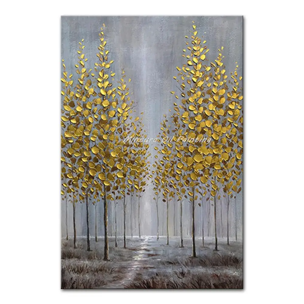

Mintura Hand Painted Handmade Oil Paintings On Canvas Beautiful Flowers Modern Hotel Decoration Wall Art For Living Room Artwork