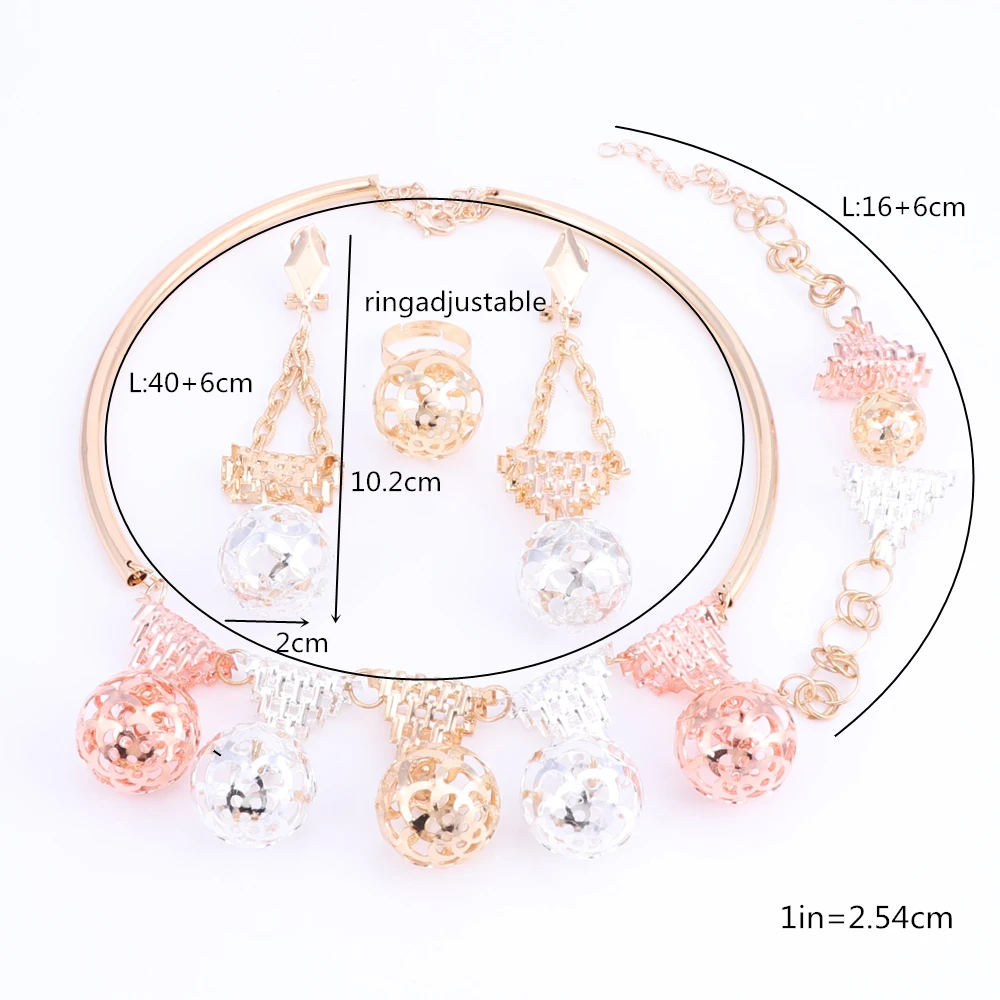 Jewelry Sets For Women African Beads Set Gold Color Party Dubai Ladies Bridal Jewellery | Украшения и аксессуары