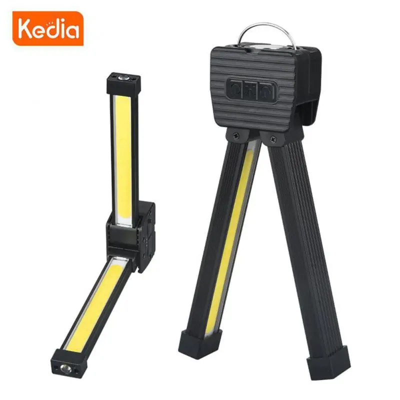 

Work Light Portable Usb Rechargeable Camping Torch Hanging Lamp Cob Led Flashlight
