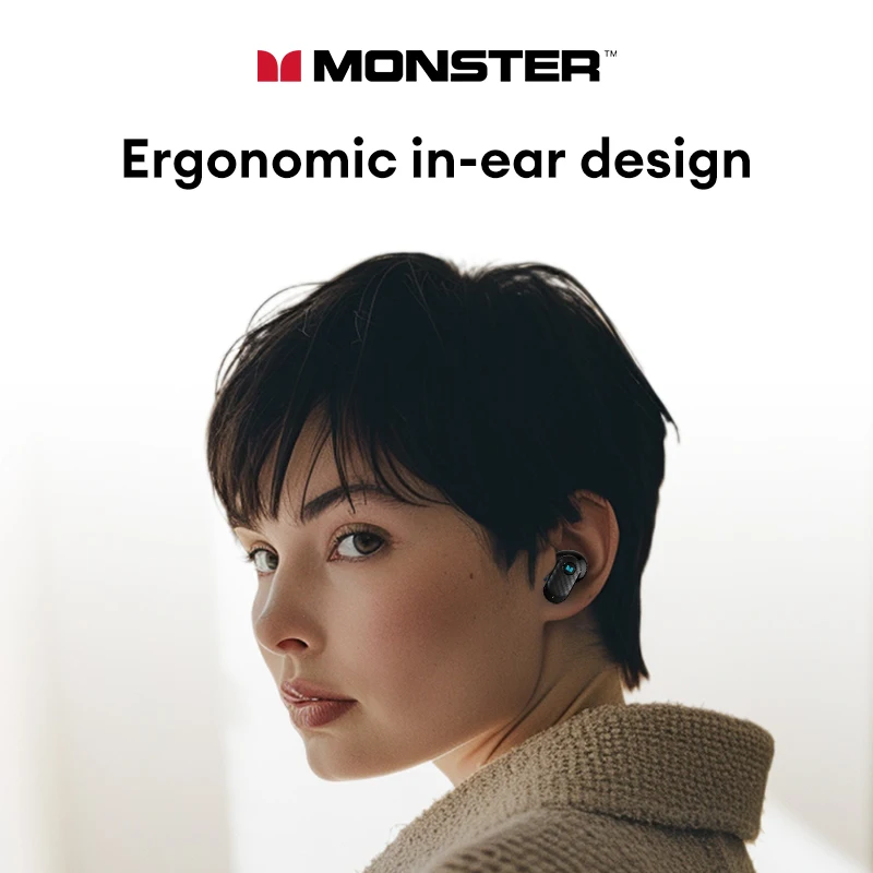 Выбор Monster XKT19 Bluetooth V5.4 Беспроводные наушники Спортивные Игровые с