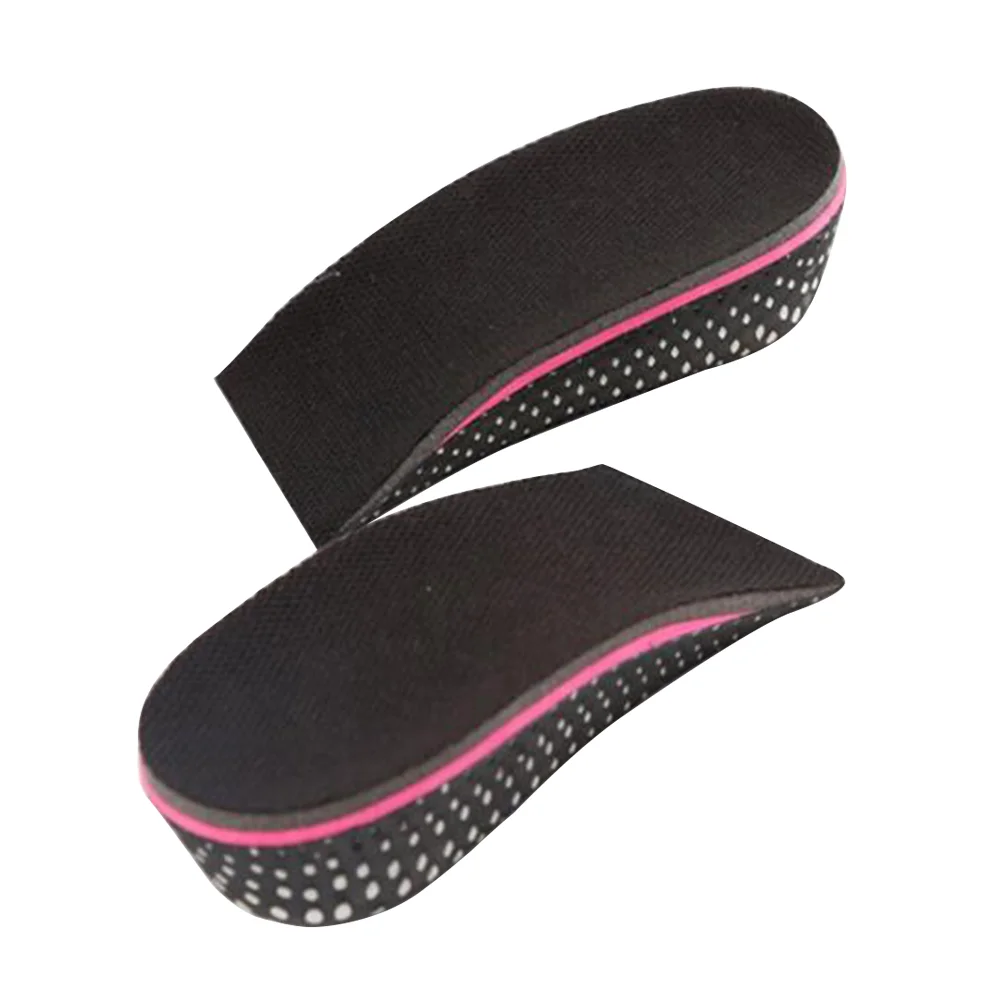 

1 Pair of 5cm Height Increase Half Insole Heel Inserts Invisible Shoe Lifts Shoe Elevator Inserts for Men Women