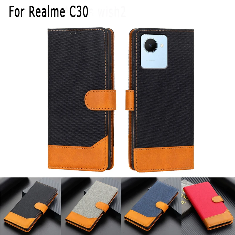 

Leather Case For OPPO Realme C30 RMX3581 C31 Coque Wallet Magnetic Book Stand Case Flip Cover Funda Para Realme C35 чехол Hoesje