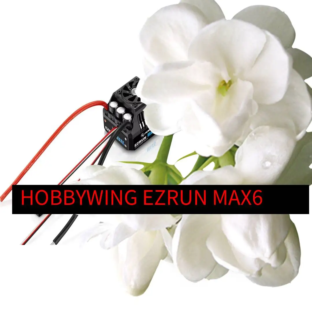 Фото Комплект HOBBYWING EZRUN MAX6 G2 ESC: водонепроницаемый бесщеточный регулятор скорости 3-8S Lipo и моторы 4990SD 1650KV / 5690SD-1250KV G2 для радиоуправляемых машин масштаба 1/6, 1/7, 1/8 №1