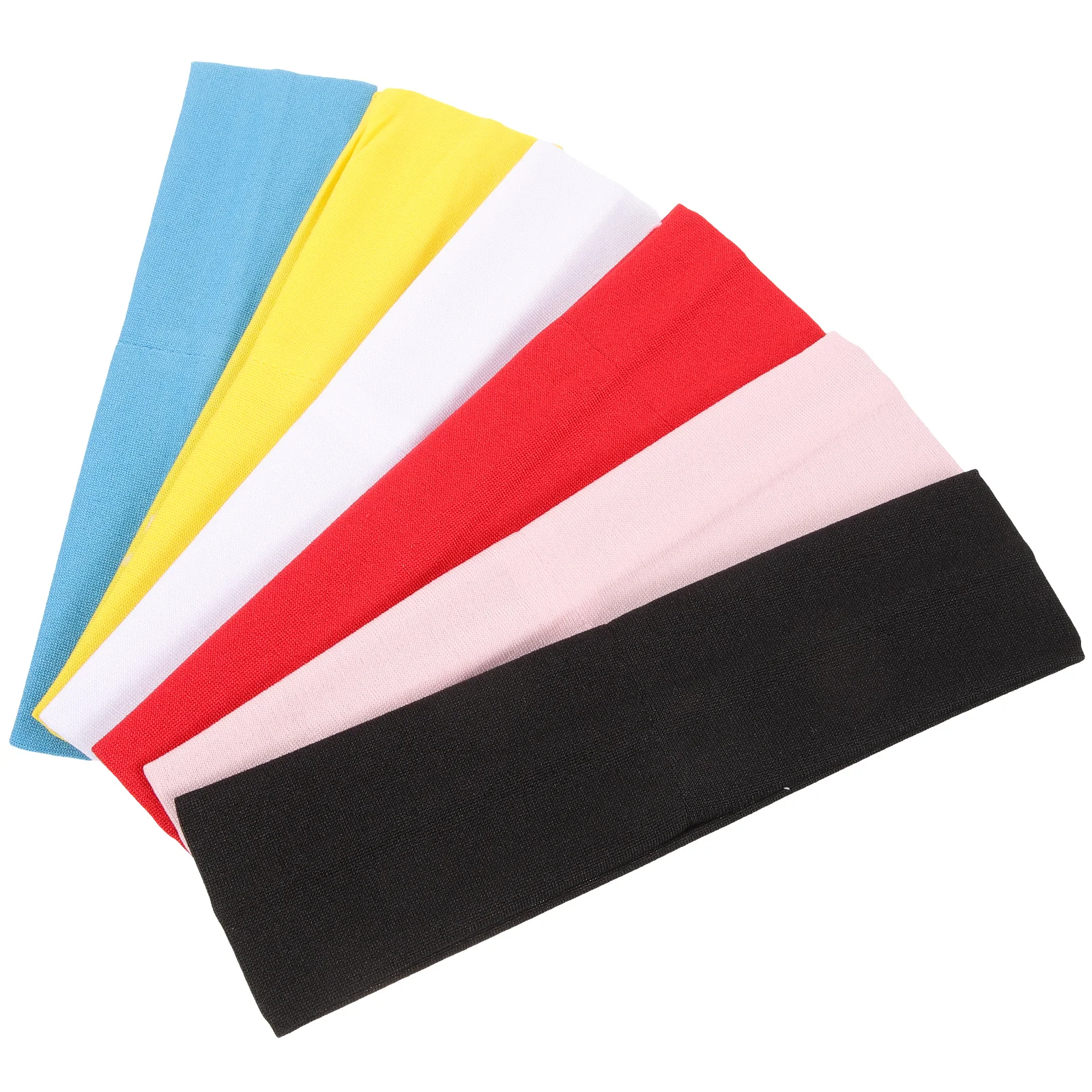 

6 Pcs/pack Running Headband Fitness Sports Headwear Sweatband Milk Silk Wrap Women Miss