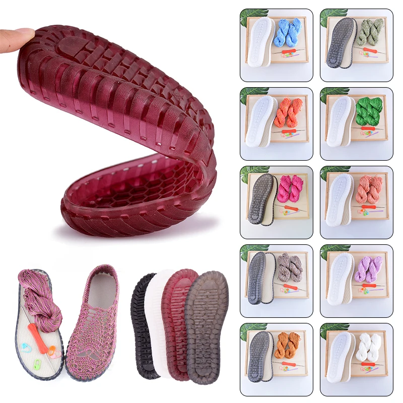 Sandals Crocheted Material