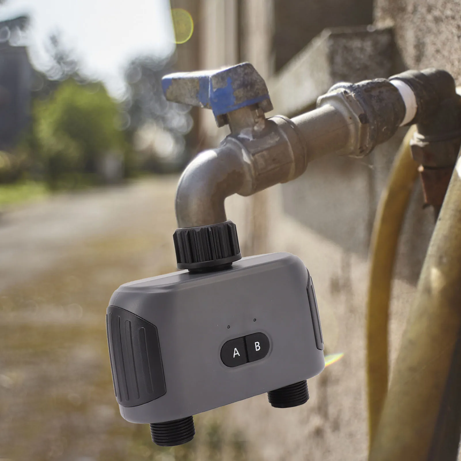 Спринклерный таймер Bluetooth с 2-зонной регулировкой резьбы G3/4 Smart Dual Water Timer для